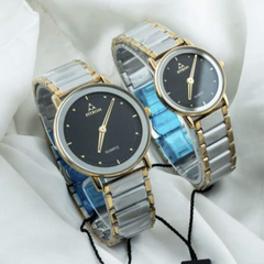 New Arrival Men's and Women's Couple Watch Set in Stainless Steel