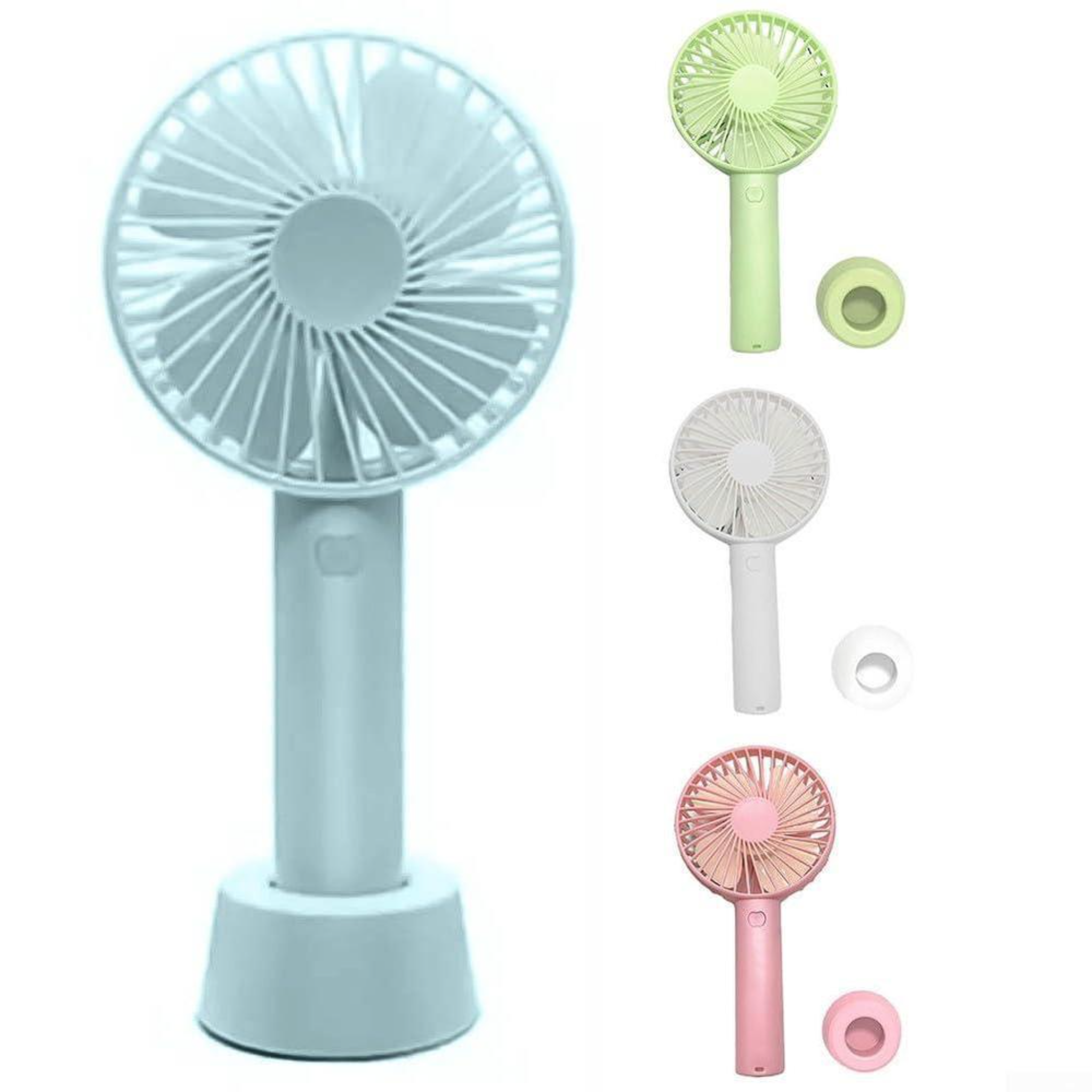 Electric Portable Mini Desk Fan for Kids - Rechargeable USB Battery - Handheld Fan with Adjustable Speed - Versatile Usage